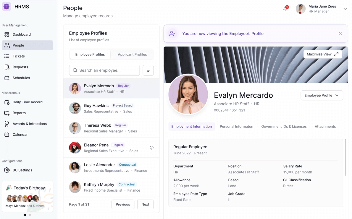 Human Resource Management System (HRMS) preview 3