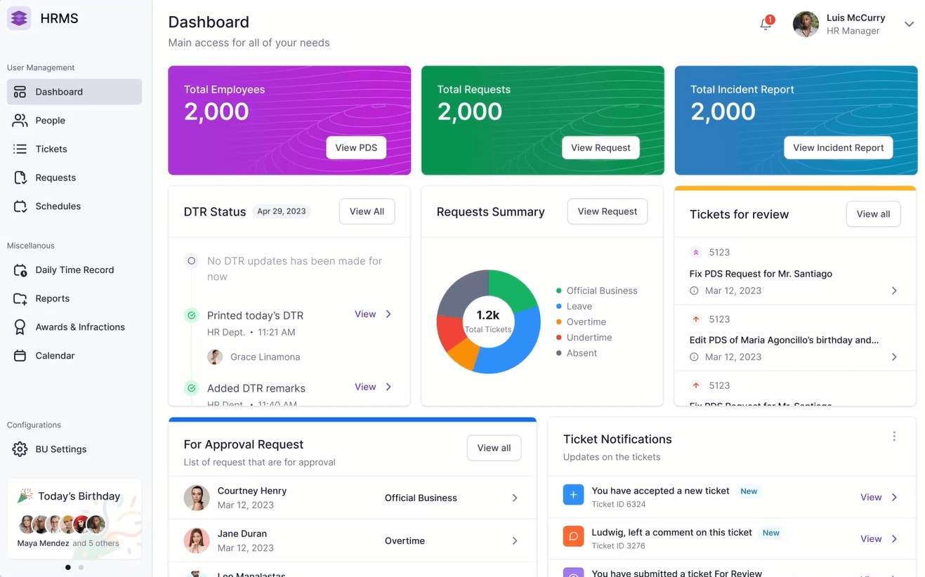 Human Resource Management System (HRMS) preview 1